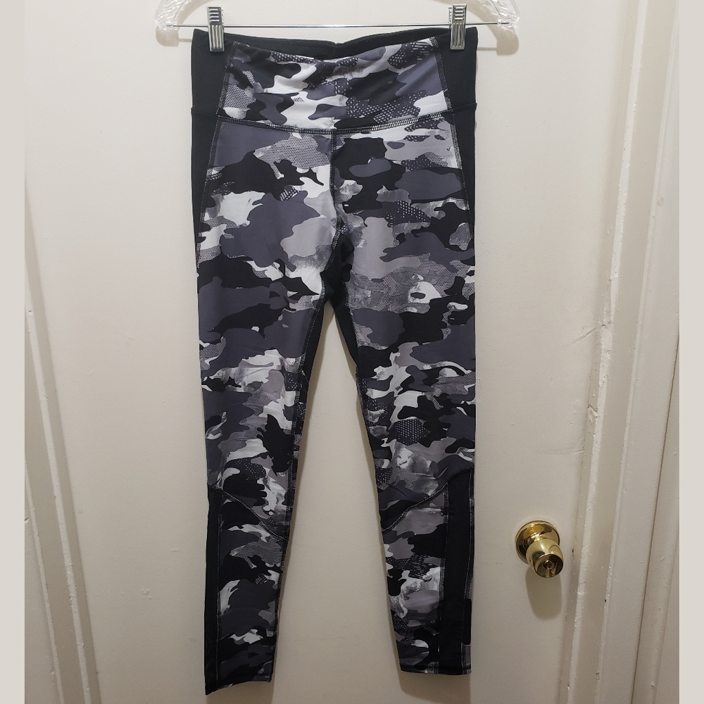 Champion Gray and Black Camo Leggings